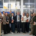 Lee Child with staff from The Reading Agency and HMP Preston (15/10/26)
