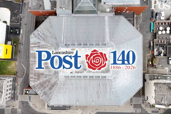 Preston Guild Hall from above