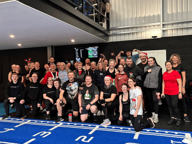 The Transfrom Hub community, with Tom and Kieran bottom left.