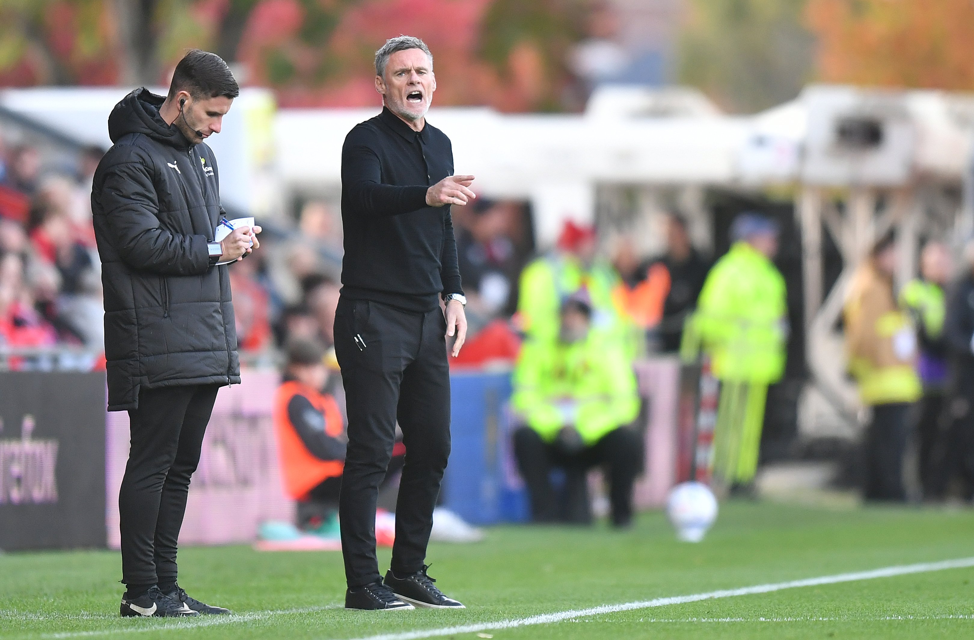 Graham Alexander reacts as Preston North End concede four goals again at Wrexham