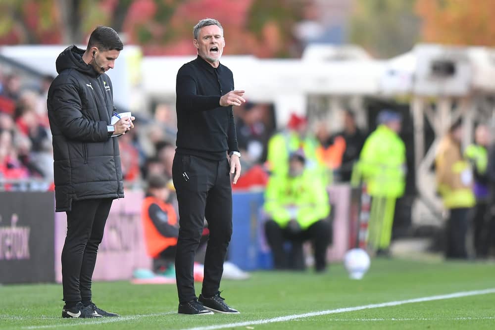 Preston North End's Manager Graham Alexander