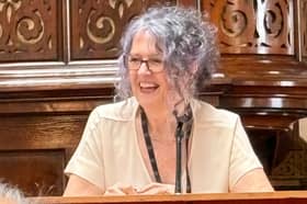 Patricia Harrison, the Chair of Friends of Winckley Square