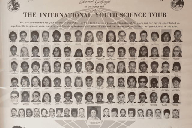 The International Youth Science Tour students