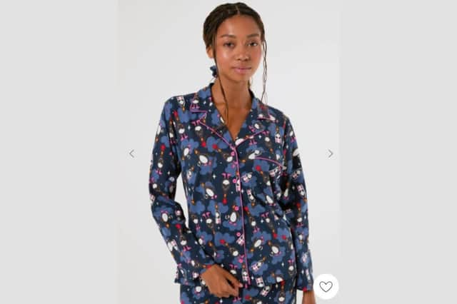 Wallace & Gromit x SKINNYDIP Feathers Pyjama set with scrunchie