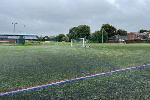 The current 3G pitches at the County Ground, Leyland