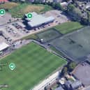 County Ground, Leyland. Existing 3G pitches to the right of the picture.