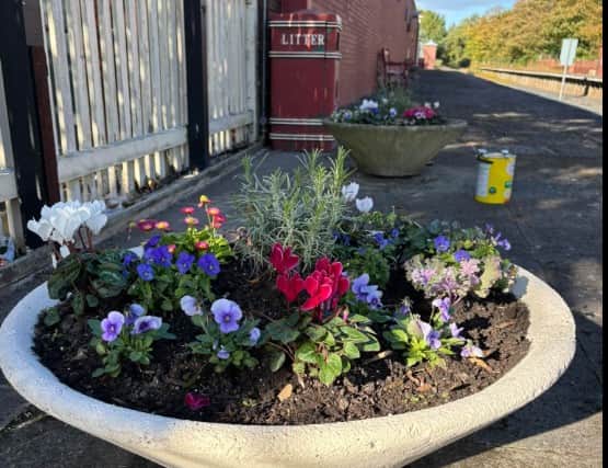 Thornton Railway Station is being spruced up by volunteers|Love Thornton