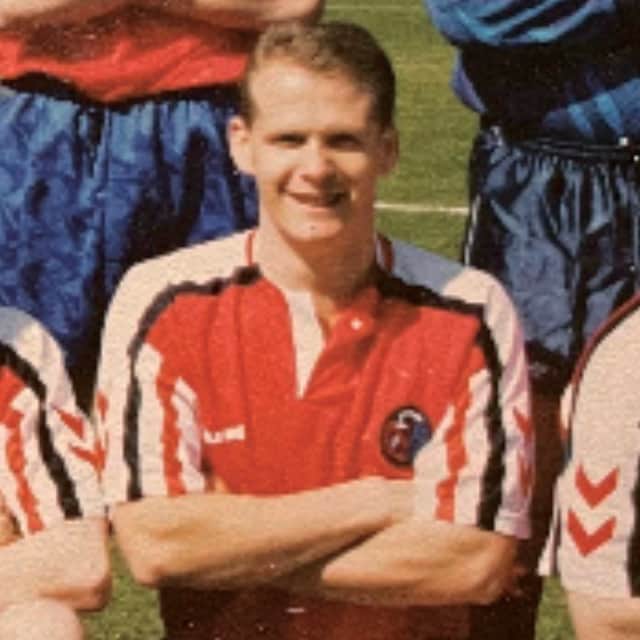 Dave during his football-playing days. The talented youngster spent time in Preston North End's youth and reserve ranks