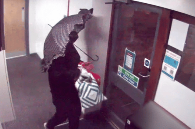 CCTV footage showed Owens leaving Carla's accommodation while hiding his face