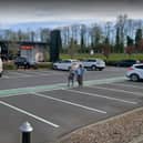 The new EV chargers would be in this location of the Capitol Centre car park