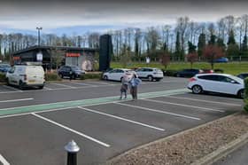 The new EV chargers would be in this location of the Capitol Centre car park