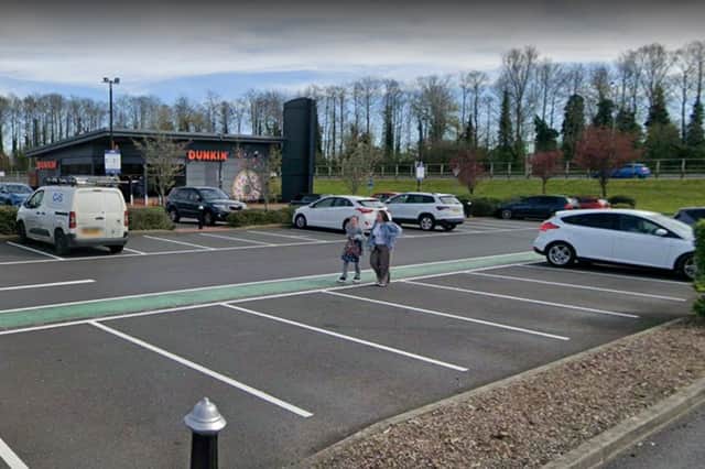 The new EV chargers would be in this location of the Capitol Centre car park