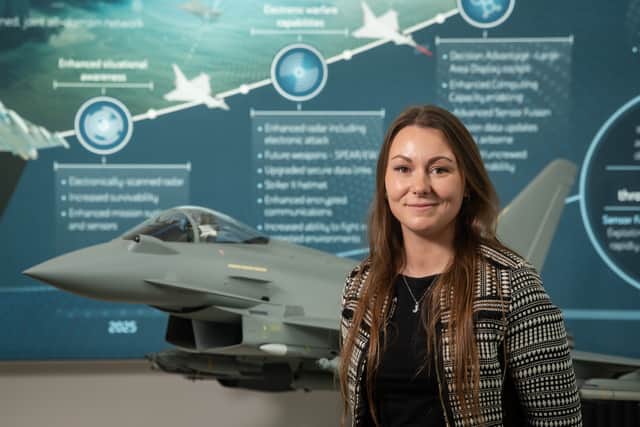 Laura, 33, says that the opportunities BAE offer to young people in Lancashire are ‘so important’. 