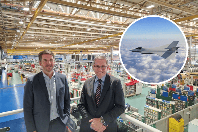 BAE Systems combat aircraft demonstrator being built at Samlesbury and ...
