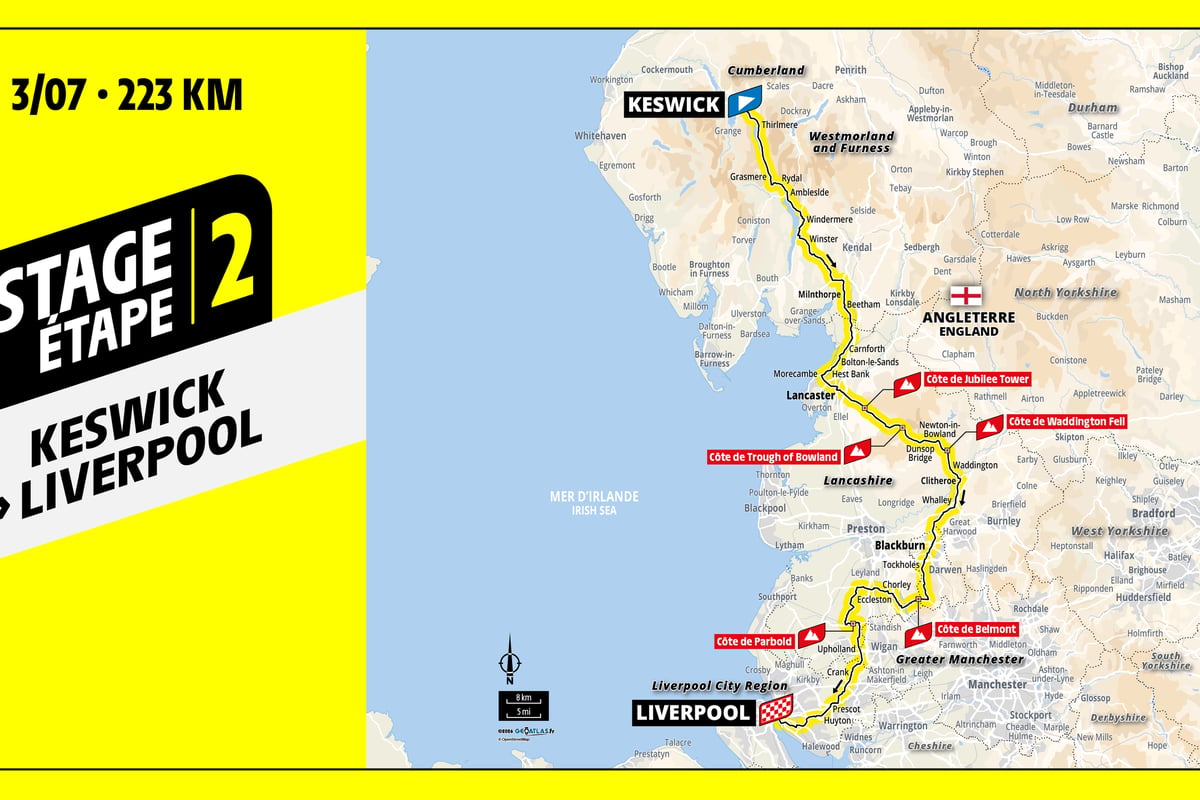 Tour de France to bring cyclists to Lancashire in 2027