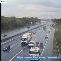 M6 delays of 50 minutes and 5 miles of congestion after lanes closure between Leyland and Wigan