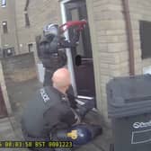 Nearly £100,000 and a large quantity of Class B drugs have been seized following a warrant at an address in Nelson.