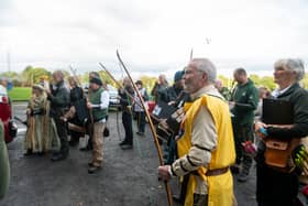 Battle of Agincourt day hosted by the  Samlesbury Longbow Archers