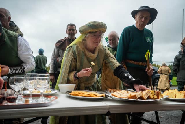 Battle of Agincourt day hosted by the  Samlesbury Longbow Archers