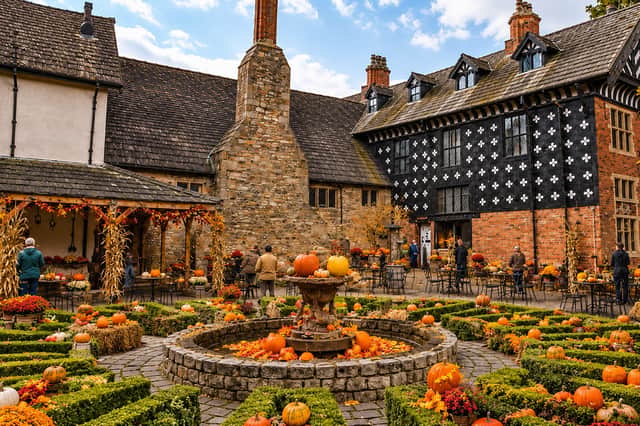 Promotional image for Samlesbury Hall's Halloween Pumpkin Fest.