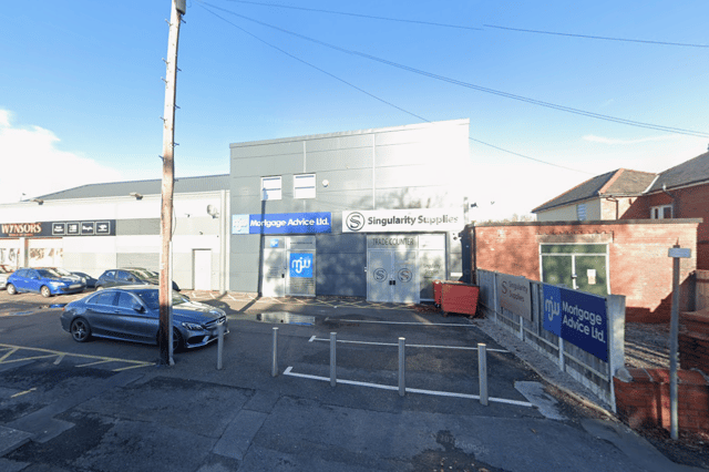 The site of the approved new swimming pool, facing Abingdon Drive in Ashton