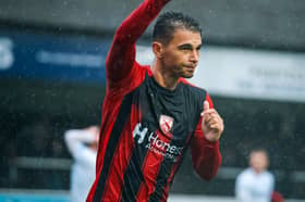 Taelor O'Kane scored for Morecambe at Merthyr Town