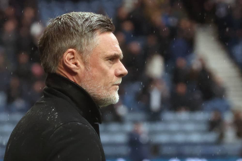 Preston North End manager Graham Alexander  