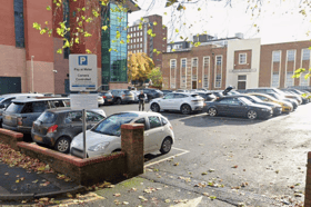 The clock is ticking over the car park at the junction of Saul Street and Walker Street 