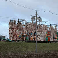 Fallen trees, power cuts and damage to Blackpool's illuminations as Storm Beolo continues to batter county