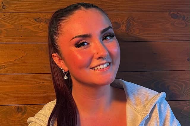 Lucy, who lives in Coppull, was travelling to her part-time job as a restaurant supervisor at Home in Buckshaw Village when tree branches fell onto her blue Fiat Punto Evo on New Road in Coppull, across from Birkacre Garden Centre.