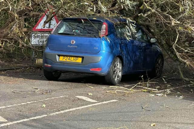 Lucy said she has been informed that the car is a write off and that her insurance company would not be providing her with a replacement one even though the accident was not her fault.