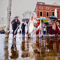 ‘My dress was trashed but it was most magical day’ Leyland couple marries in Blackpool during Storm Boelo