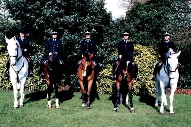 During her time on the force, Claire even spent time as part of Lancashire Constabulary's mounted branch
