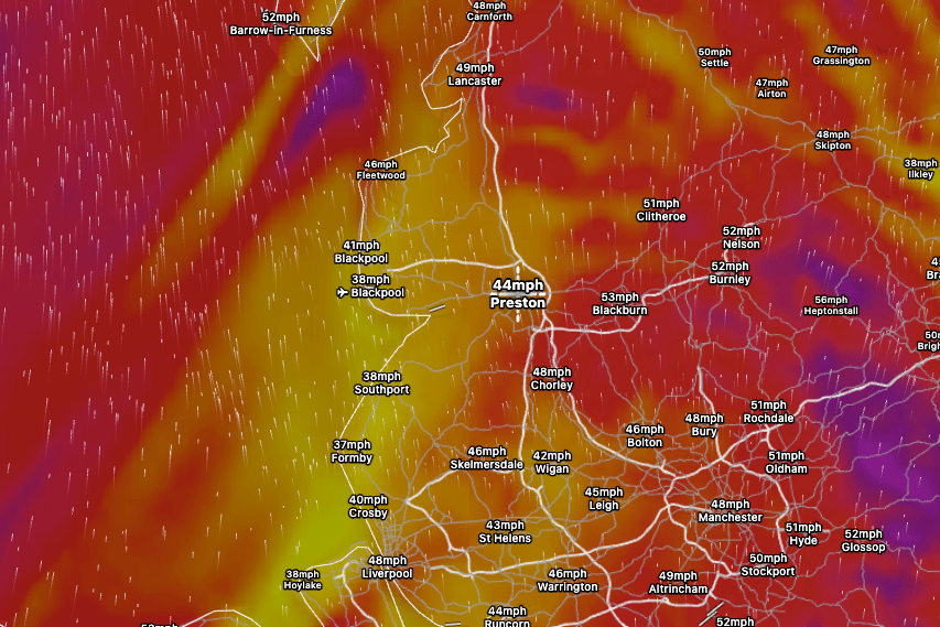 Yellow Alerta Preston and Lancashire weather: Met Office issues yellow alert for ...