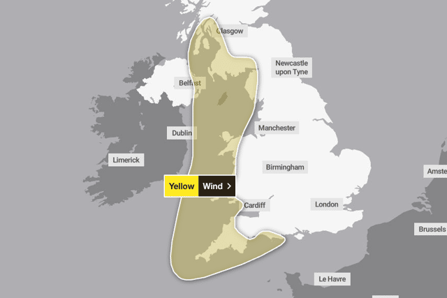 Following Storm Boelo another weather warning for wind has been issued for Lancashire.