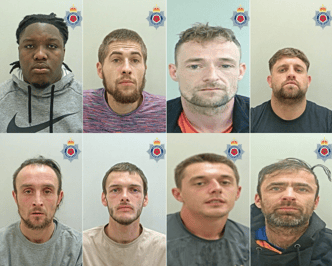 Following an investigation by the Preston Intelligence Department the heads of the two OCGs – Karl Brown and Efosa Gelmini – and their army of dealers and runners are now behind bars.