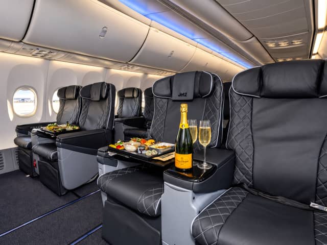 Based out of Liverpool airport, you can now fly business class with Jet2 for the first time. A specially configured aircraft features 76 business class seats and premium comfort