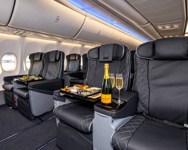Based out of Liverpool airport, you can now fly business class with Jet2 for the first time. A specially configured aircraft features 76 business class seats and premium comfort