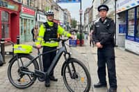Lancaster Town Centre PCSO, Tom Caldicott (left), and Lancaster's Neighbourhood Sgt, Richard Tredennick (right)