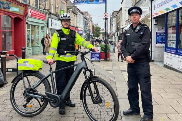 Lancaster Town Centre PCSO, Tom Caldicott (left), and Lancaster's Neighbourhood Sgt, Richard Tredennick (right)