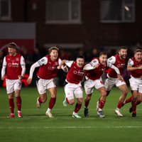 Matt Lawlor's Fleetwood stun Premier League champions Arsenal in Carabao Cup