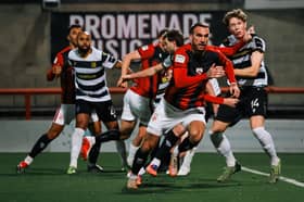 Morecambe defeated Darlington at the Halo Aerospace Stadium in National League North