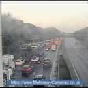 The M6 northbound and southbound are both currently closed at J20 in Warrington due to a collision.  