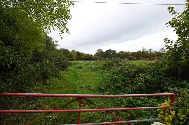 The plot on Cocker Lane, which now has permission for 23 homes - but would a developer be better off building a fraction of that number?