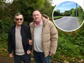 Adrian Dean and Brian Woodburn, members of Friends of Cocker Lane 