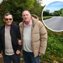 Adrian Dean and Brian Woodburn, members of Friends of Cocker Lane 