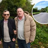 Adrian Dean and Brian Woodburn, members of Friends of Cocker Lane 