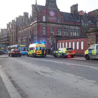 Man struck by bus outside Preston train station