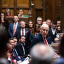 John Healey delivering his Budget speech in the House of Commons 