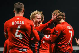 Morecambe aim to celebrate another three points on Saturday
